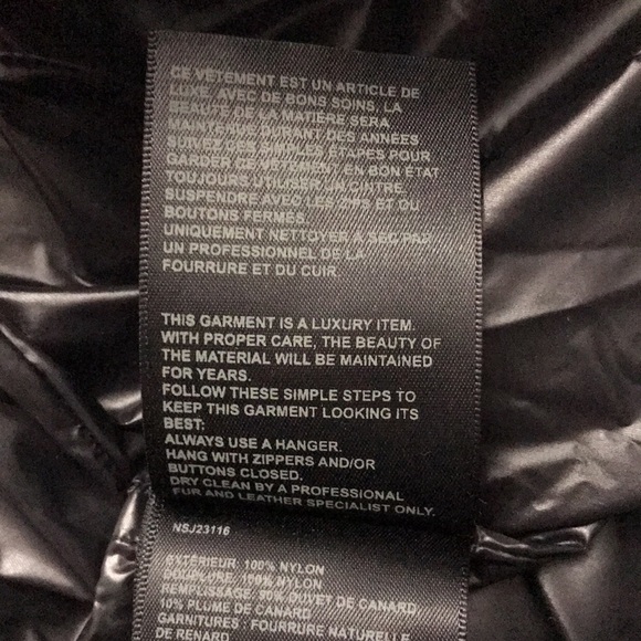 NB SERIES Bea Quilted Down Black Coat Size Large - Picture 10 of 15